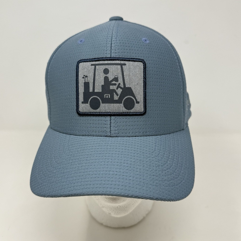 CordeValle TravisMathew Golf Mens Mapes Snapback Hat Blue Golf Cart Logo OSFM